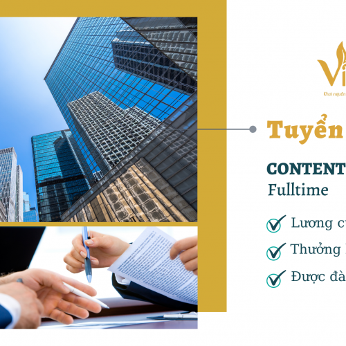 Tuyển dụng Nhân viên Content Marketing 