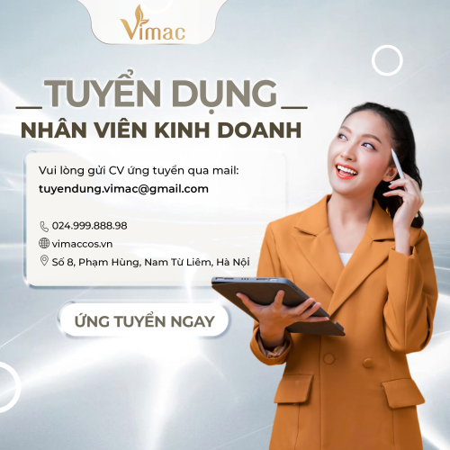 VIMACCOS TUYỂN DỤNG VỊ TRÍ NHÂN VIÊN KINH DOANH 