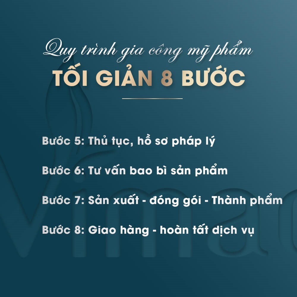 Quy trinh gia cong my pham doc quyen tai Viet Nam