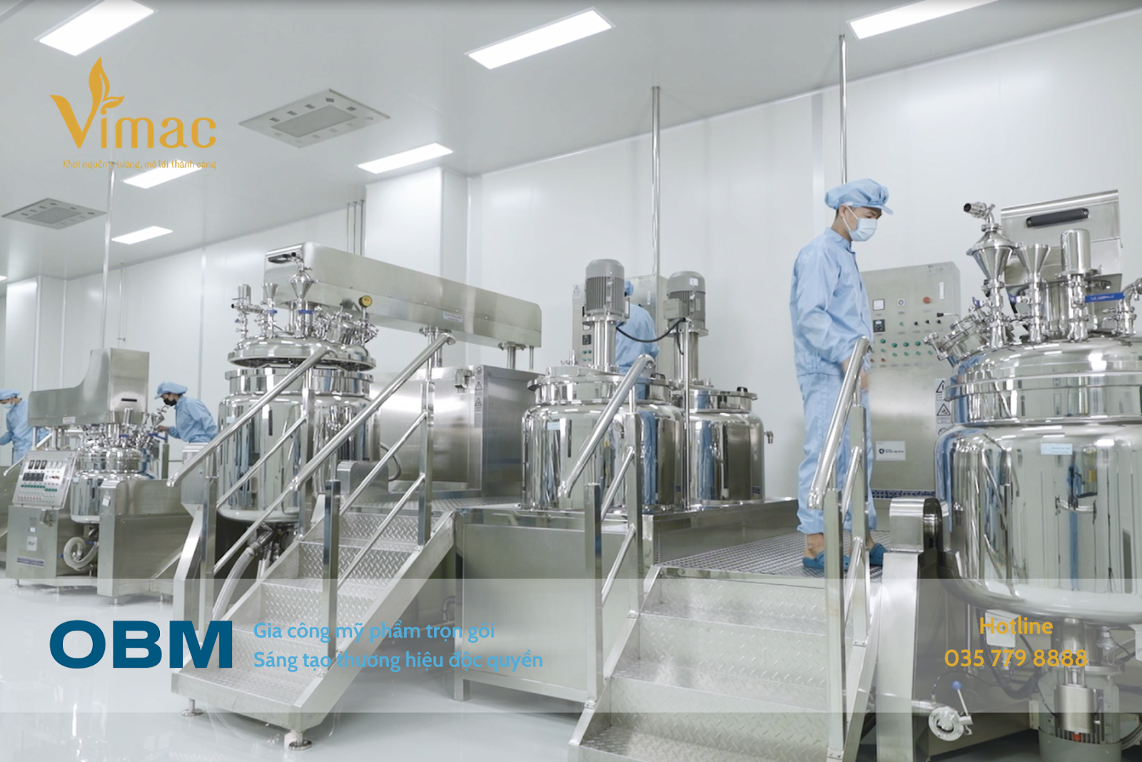 nhà máy sản xuất mỹ phẩm vimac việt nam